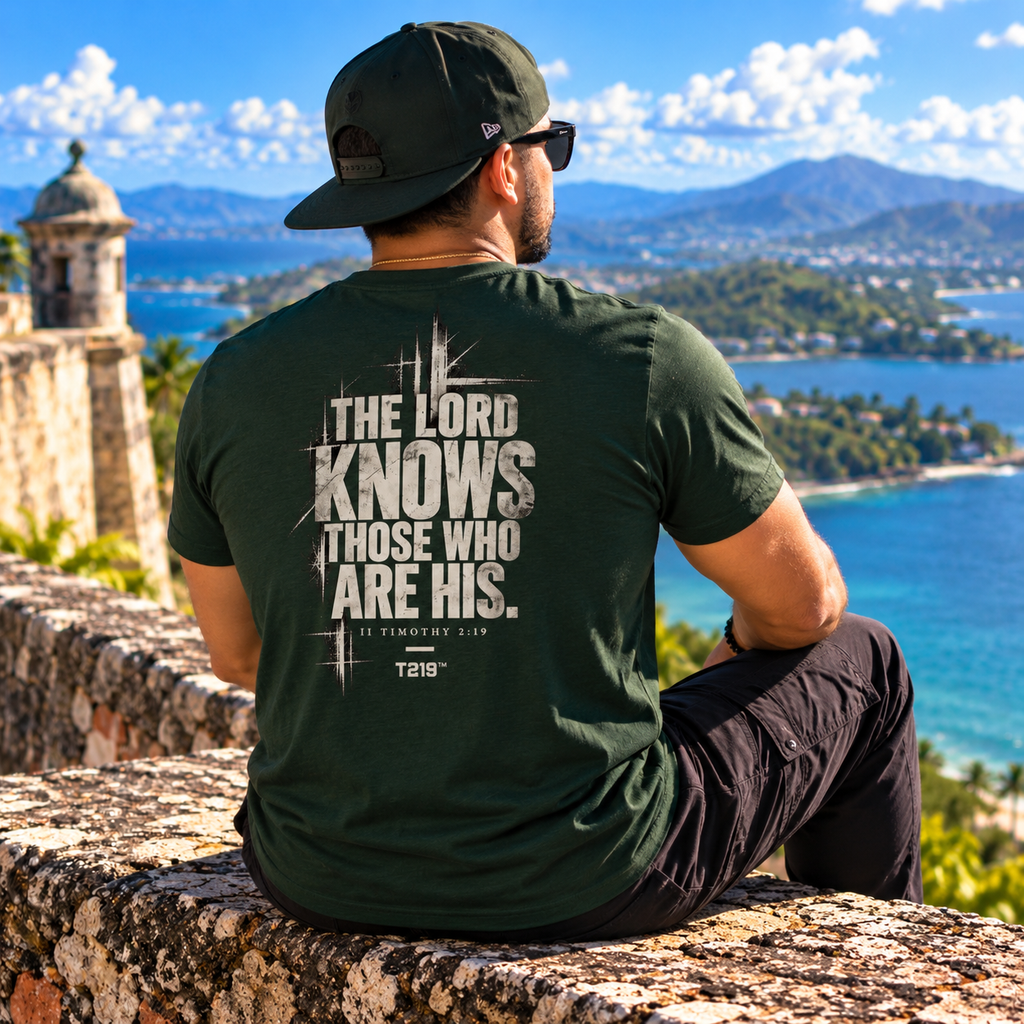 T219™ KNOWN. — The Lord Knows Those Who Are His T-Shirt